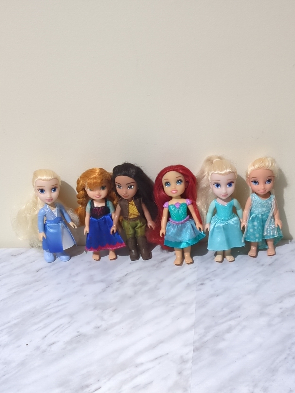 Disney Princess & Characters Mini Dolls Set - Lot of 6